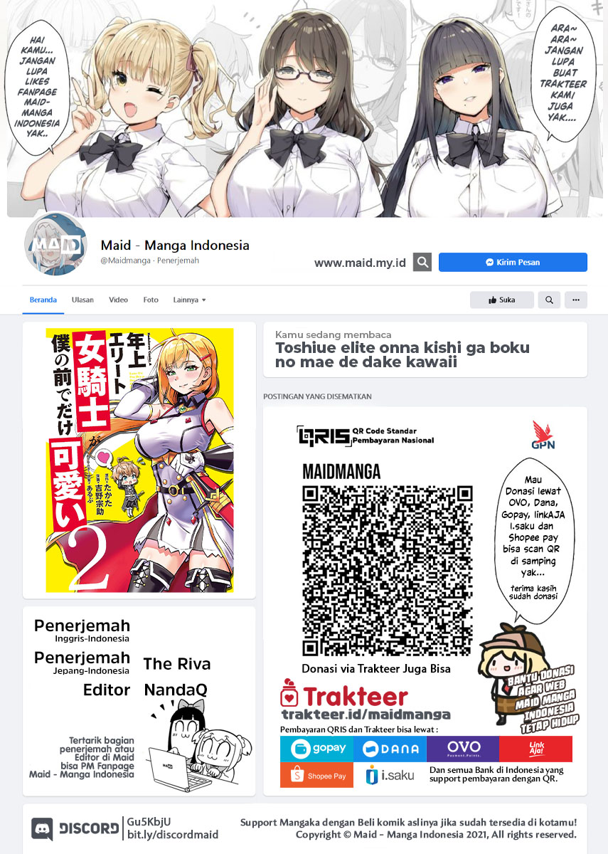 Toshiue Elite Onna Kishi ga Boku no Mae de Dake Kawaii chapter 10
